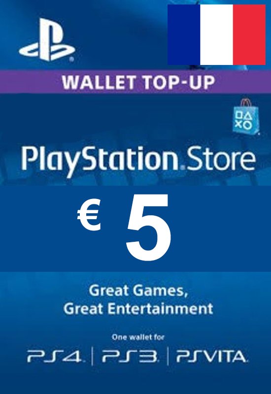 Playstation Network Gift Card 5 EUR - PSN France