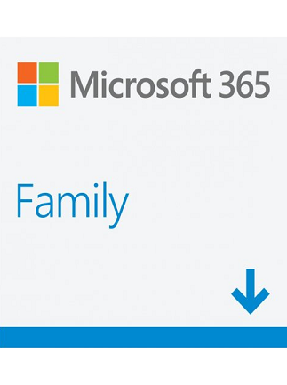 Microsoft Office 365 Family (PC/Mac) - (6 Devices, 1 Year) - Microsoft Key - EUROPE