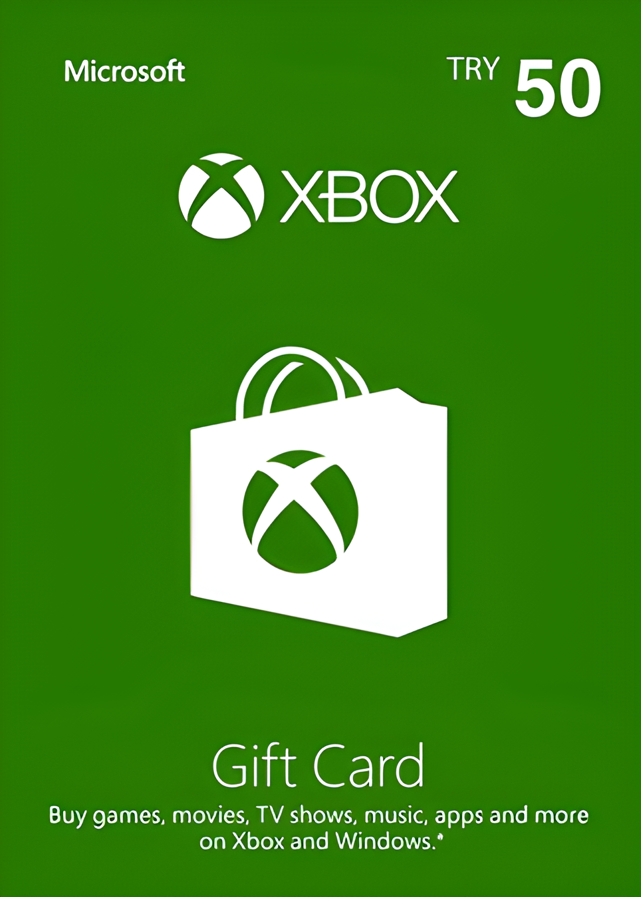 Xbox Live Gift Card 50 TRY - Turkey