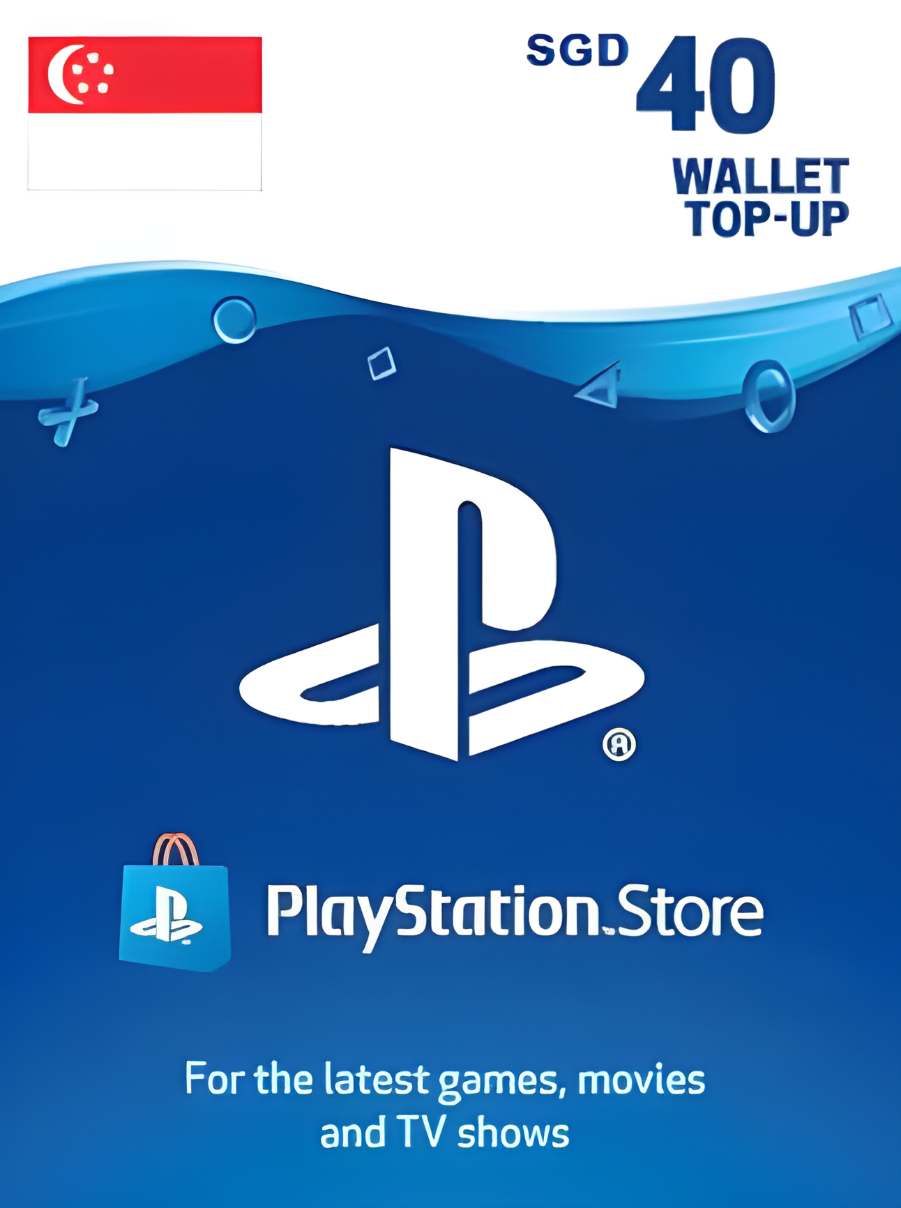 PlayStation Network Gift Card 40 SGD - PSN Key - SINGAPORE