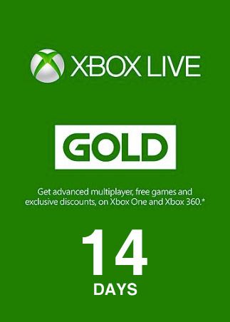 Xbox Live Gold Trial 14 Days Xbox Live GLOBAL