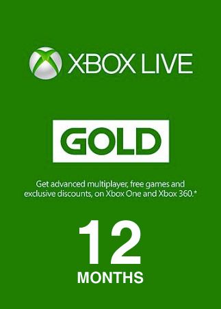 Xbox Live GOLD Subscription Card 12 Months - Key CANADA