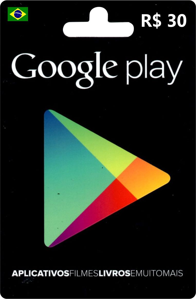 Google Play Gift Card 30 BRL - Google Play Key - Brazil