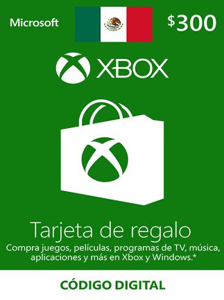 Xbox Live Gift Card 300 MXN - Mexico