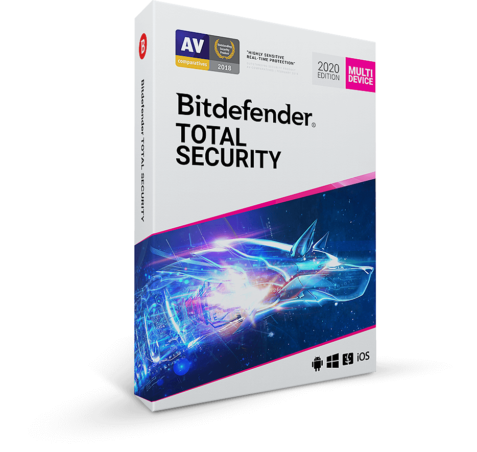 Bitdefender Total Security (5 Devices, 2 Years) - PC, Android, Mac, iOS - Key GLOBAL