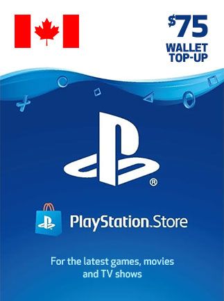 PlayStation Network  Gift Card 75 CAD - PSN Canada