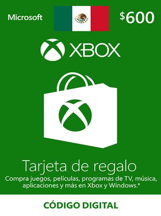 Xbox Live Gift Card 600 MXN - Mexico