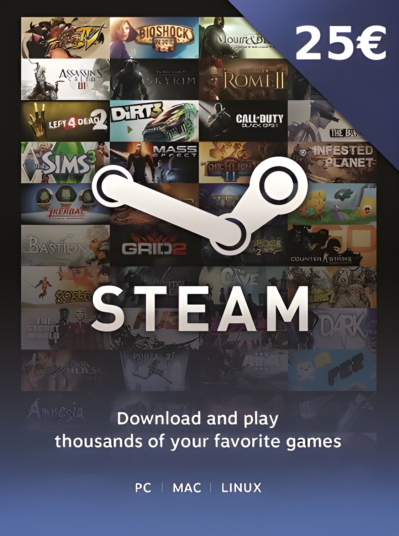 Steam Gift Card 325 UAH - Steam Key - UKRAINE