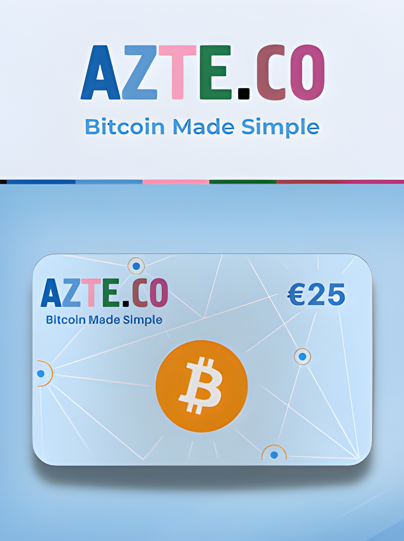Azteco Bitcoin On-Chain Voucher 25 EUR - Azteco Key - GLOBAL