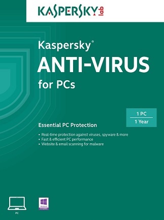 Kaspersky Anti-Virus 2021 2 Devices 1 Year Kaspersky Key GLOBAL