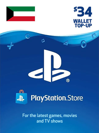PlayStation Network Gift Card 34 USD - PSN Key - KUWAIT