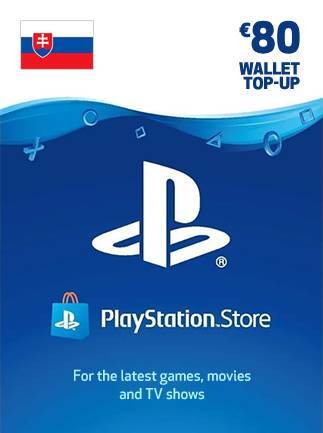 PlayStation Network Gift Card 80 EUR - PSN Key - SLOVAKIA