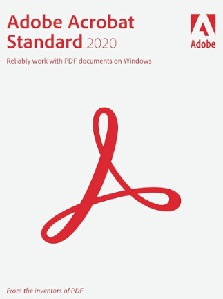 Adobe Acrobat Standard DC (PC) (1 Device, 3 Months)  - Adobe Key - ROW