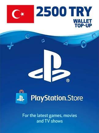 PlayStation Network Gift Card 2500 TRY - PSN Key - TURKEY