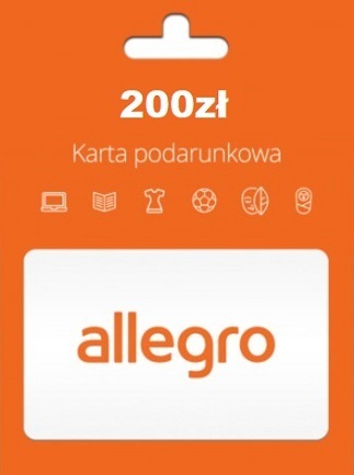 Allegro Karta Podarunkowa 200 PLN - Key - POLAND