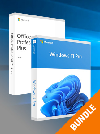 Microsoft Windows 11 Pro & Microsoft Office Professional 2019 Plus - Microsoft Key - GLOBAL