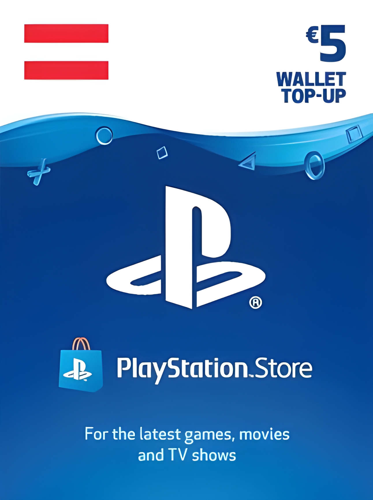PlayStation Network Gift Card 5 EUR - PSN Austria