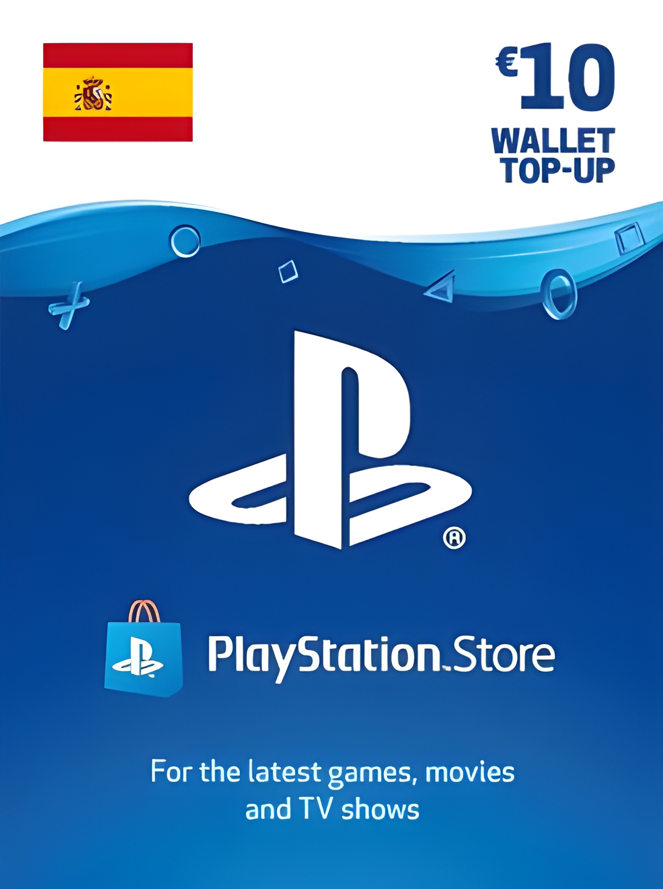 PlayStation Network Gift Card 10 EUR - PSN Spain