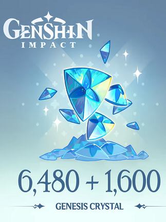 Genshin Impact 6480 + 1600 Genesis Crystals - Direct Top-Up Key - EU