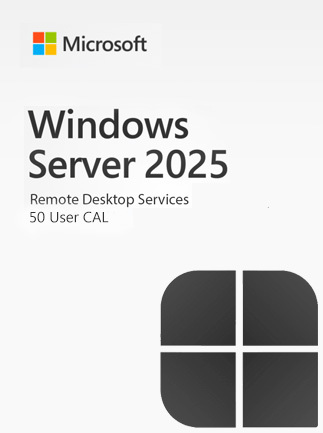 Windows Server 2025 | Remote desktop services user connections (50) - Microsoft Key - GLOBAL